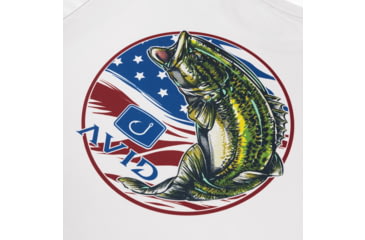 Image of AVID Sportswear Stars And Bars Avidry Long Sleeve Shirt - Mens, Glacier, 2XL, MK32421GLG2X