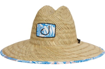 Image of AVID Sportswear Sundaze Straw Hat - Mens, Islamorada Blue, One Size, MH12421IMBOS