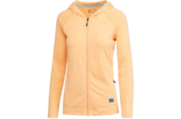 Image of AVID Sportswear Sunny Pacifico Zip Hoodie - Womens, Peach, Extra Small, WK12406PEAXS
