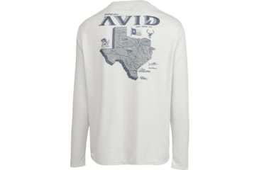Image of AVID Sportswear Texas Locals Avidry Long Sleeve Shirt - Mens, Glacier, 2XL, MK12423GLG2X