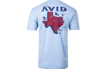 Image of AVID Sportswear Texas Locals T-Shirt - Mens, Heather Sky, Large, MT12417HSKLG