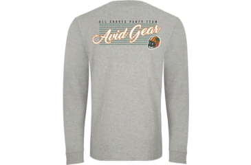 Image of AVID Sportswear Throwback Long Sleeve T-Shirt - Mens, Orange-Green, Small/Medium, MT32350OGRSM