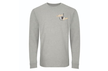 Image of AVID Sportswear Throwback Long Sleeve T-Shirt - Mens, Orange-Grey, 2XL, MT32350OGY2X