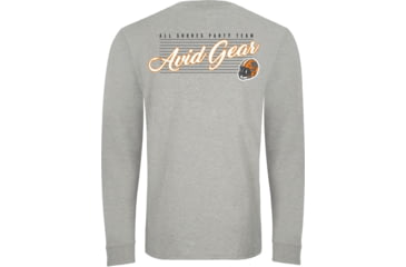 Image of AVID Sportswear Throwback Long Sleeve T-Shirt - Mens, Orange-Grey, 2XL, MT32350OGY2X