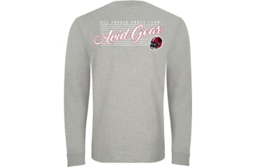 Image of AVID Sportswear Throwback Long Sleeve T-Shirt - Mens, Red-Black, Medium, MT32350RBKMD