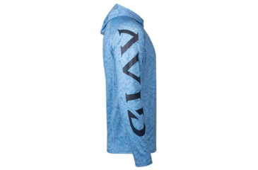 Image of AVID Sportswear Trophy Fish Avidry Airmesh Hoodie - Mens, Sky, Large, MK32422SKYLG