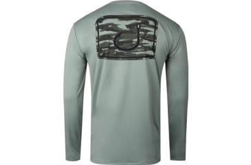 Image of AVID Sportswear Tropic Stripe Avidry Long Sleeve Shirt - Mens, Cypress, Extra Large, MK32425CYPXL