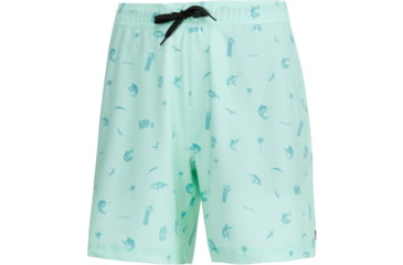 Image of AVID Sportswear Westwinds Volley Shorts - Mens, Seafoam, Small/Medium, MS12405SFMSM