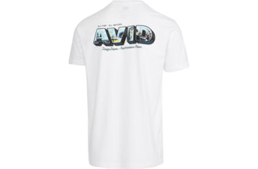 Image of AVID Sportswear Wish You Were Here T-Shirt - Mens, White, Medium, MT12409WHTMD