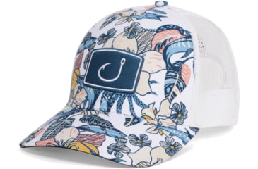 Image of AVID Sportswear Youth Islamorada Trucker Hat, Islamorada Blue, One Size, YH12400IMBOS