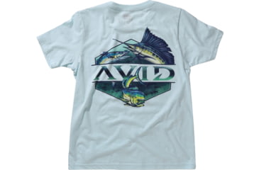 Image of AVID Sportswear Youth Slammed T-Shirt - Boys, Seafoam, Extra Large, YT12402SFMXL