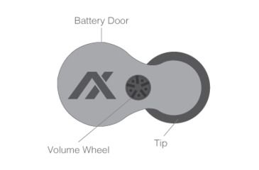 Image of AXIL Ghost Stryke II Digital Ear Buds, Tan, GS2-Tan