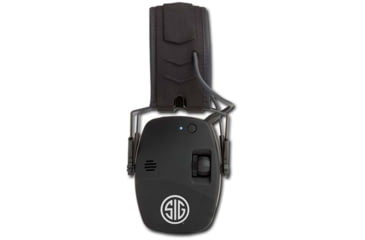 Image of AXIL TRACKR Blu Bluetooth Earmuffs, Black, Medium, TRACKRBT-BS