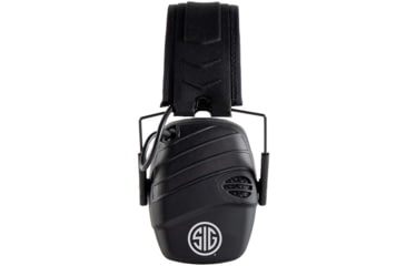 Image of AXIL TRACKR Electronic Earmuffs, Sig Sauer, Black, Medium, TRACKR-BS