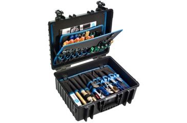Image of B&amp;W International Jet 6000 Outdoor Tool Case With Pocket Tool Boards, Black, Medium 117.18/P