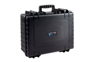 Image of B&amp;W International Type 6000 Black Outdoor Case With Custom DJi3 Phantom Custom Insert, Black, Medium 6000/B/DJI3