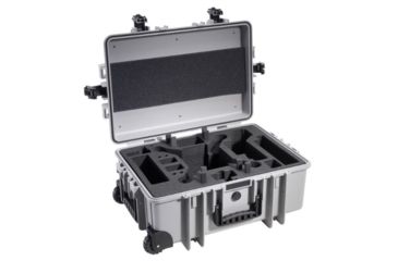 Image of B&amp;W International Type 6700 Grey Outdoor Case With Custom DJi2 Phantom Custom Insert, Grey, Large 6700/G/DJI2