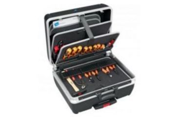 Image of B&amp;W International Rhino Tool Case W/Modules Trolley Flight Ready, Black 115.04/M
