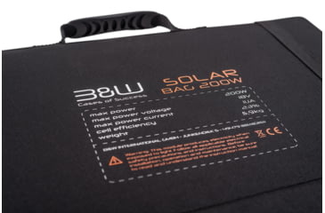 Image of B&amp;W International Solar Panel, 200W - 12 V, Black, 105492