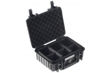 Image of B&amp;W International Type 1000 Black Outdoor Case With RPD Insert, Black, Small 1000/B/RPD