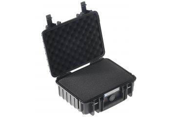 Image of B&amp;W International Type 1000 Black Outdoor Case With Si Foam, Black, Small 1000/B/SI