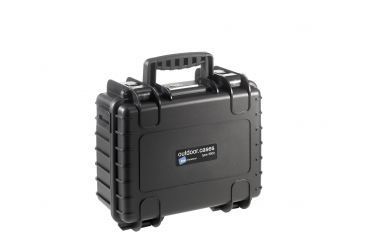 Image of B&amp;W International Type 3000 Black Outdoor Case With Custom Gopro Insert, Black, Medium 3000/B/GoPro