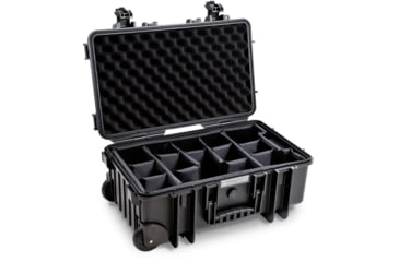 Image of B&amp;W International Type 6600 Outdoor Case With RPD Insert, Black, 550 x 350 x 225 mm, 6600/B/RPD
