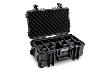 Image of B&amp;W International Type 6600 Outdoor Case With RPD Insert, Black, 550 x 350 x 225 mm, 6600/B/RPD