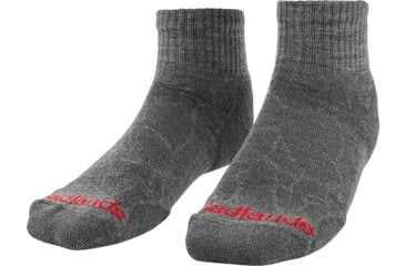 Image of Badlands Lightweight Merino Ankle Socks - Mens, Gray, Medium, 21-44168