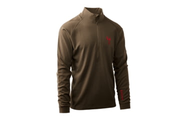 Image of Badlands Pecora HW Merino 1/4 Zip Top - Mens, Mud, Medium, 21-43098
