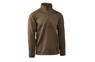 Image of Badlands Source Heavyweight 1/4-Zip Top - Mens, Mud, Medium, 21-43299