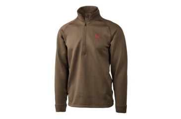 Image of Badlands Source Heavyweight 1/4-Zip Top - Mens, Mud, Medium, 21-43299