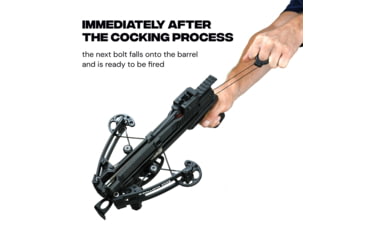 Image of Ballista BAT Crossbow w/Magazine 130 lb. 330fps, Black, BAL-CB-01-M