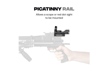 Image of Ballista BAT Crossbow w/Magazine 130 lb. 330fps, Black, BAL-CB-01-M