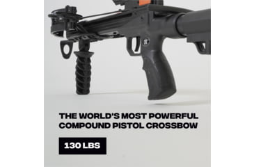 Image of Ballista BAT Crossbow w/Triangle Buttstock 130 lb. 330fps, Black, BAL-CB-01-TS