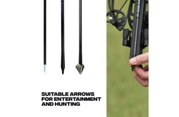 Image of Ballista BAT Reverse Crossbow w/L-Buttstock 150 lb. 420fps, Black, BAL-CB-02-LS