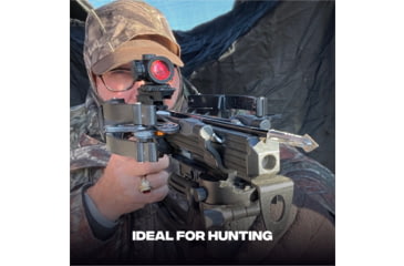 Image of Ballista BAT Reverse Crossbow w/Triangle Buttstock 150 lb. 420fps, Black, BAL-CB-02-TS