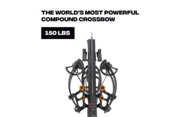 Image of Ballista BAT Reverse Crossbow w/Triangle Buttstock 150 lb. 420fps, Black, BAL-CB-02-TS