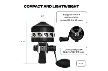 Image of Ballista BL33 Spincast Reel, 3.6x1, 6+1, Ambidextrous, BAL-RE-02
