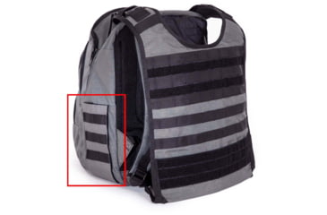 Image of Ballistipax ASR SURVIVOR-1 Kit &amp; Rifle Armor III Plus PE Backpack, Gray, S1GRASR