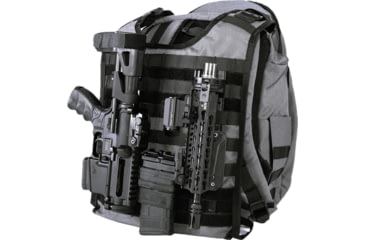 Image of Ballistipax ASR SURVIVOR-1 Kit &amp; Rifle Armor III Plus PE Backpack, Gray, S1GRASR