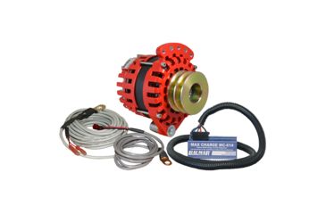 Image of Balmar Alternator 1-2" Single Foot Dual V Pulley Regulator &amp; Temp Sensor - 170A Kit - 12V 74951