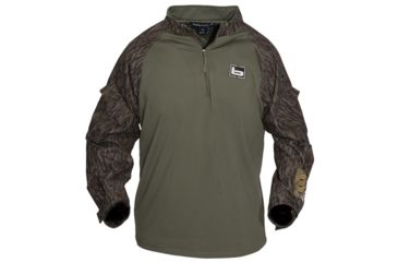 Image of Banded 1/4 Zip Utiility Shirt - Bottomland - Small, Small, B00271