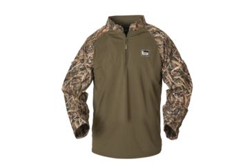 Image of Banded 1/4 Zip Utiility Shirt - Men's, Blades, Small B00321
