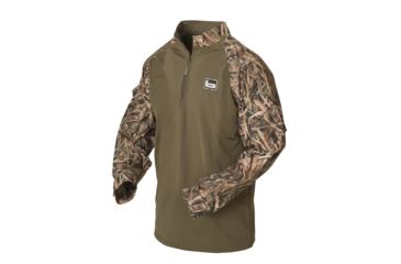 Image of Banded 1/4 Zip Utiility Shirt - Men's, Blades, Small B00321