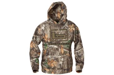 Image of Banded B Logo Hoodie - Men's, White, Large, B1050004-WH-L