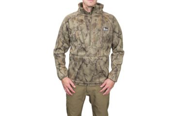 Image of Banded Heavy Tec Fleece 1/2 Zip Pullover - Mens, Natural Gear, Large, B1010026-NG-L