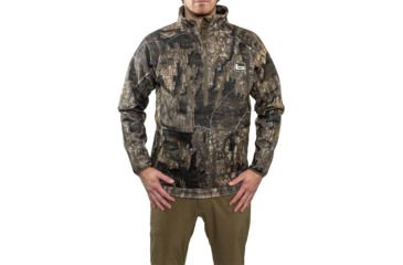 Image of Banded Heavy Tec Fleece 1/2 Zip Pullover - Mens, Timber, 3XL, B1010026-TM-3XL