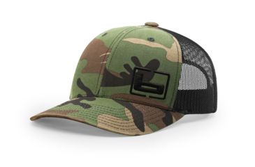 Image of Banded Trucker Cap R112 Side Logo, Camo/Black B03578