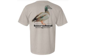 Image of Banded Wireframe Duck Short Sleeve Tee - Men's, Sandstone, Small B06880